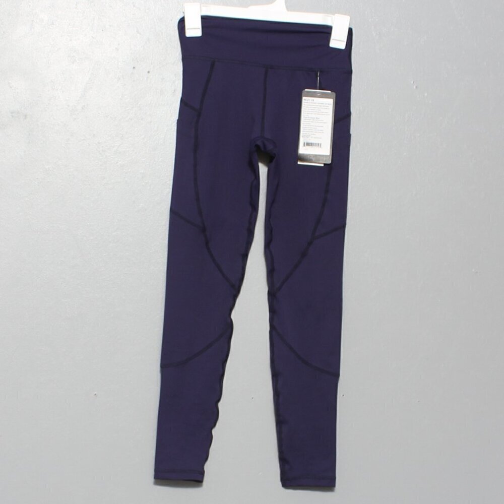 Vie active nwt navy blue active 7/8 leggings
